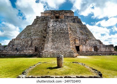  Great Pyramid Of Uxmal Yucatan Mexico