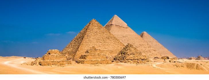 Great Pyramids in Giza, Egypt