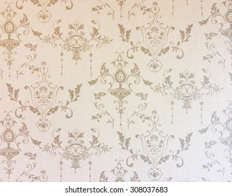 great retro background of some old dirty and grungy wallpaper - Shutterstock ID 308037683
