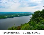 Great River Bluffs State Park Outlook Over Mississippi River in Minnesota