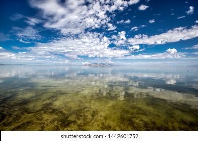 The Great Salt Lake. U.S. State Of Utah