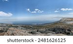 Great Salt Lakes in the morning in Utah