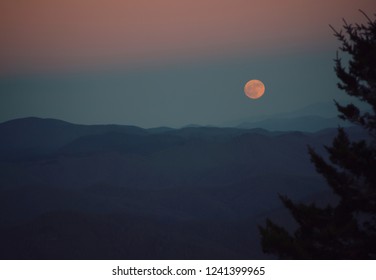 The Great Smoky Mountains In Winter The Evening At Knoxville, TN ( Filtered Tones )