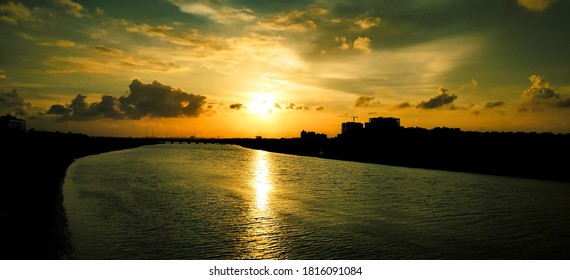 Great Sunset At Tapti River