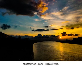 Great Sunset At Tapti River