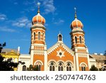 The Great Synagogue, the second-largest synagogue in Europe. Pilsen, Csech Republic.