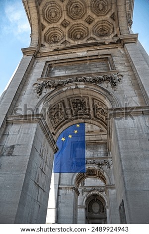 Similar – Image, Stock Photo European flag on the Reichstag