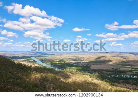 Great View Lookout Gayndah Queensland Australia Stock Photo - 