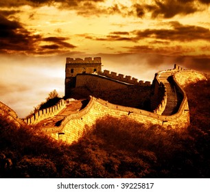 Great wall of Badaling,Beijing,China.