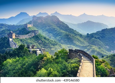 The Great Wall of China. - Shutterstock ID 439146580