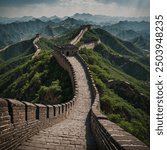 The Great Wall of China is an ancient fortification that stretches over 13,000 miles across northern China. Originally built to protect Chinese states from invasions and raids.