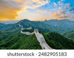 The Great Wall of China. Famous travel destinations in China.