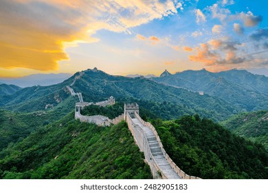 The Great Wall of China. Famous travel destinations in China. - Powered by Shutterstock