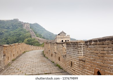 Great Wall Of China Lost In The Fog