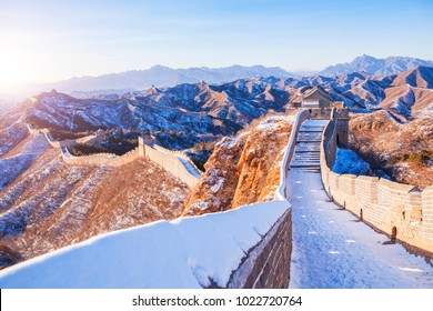 Great Wall Snow Scene