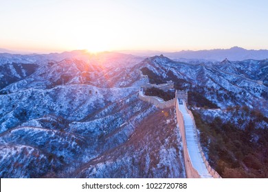 Great Wall Snow Scene