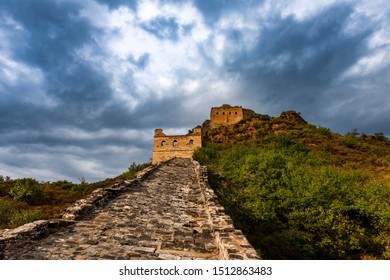 Great wall under sunshine during sunset - Shutterstock ID 1512863483