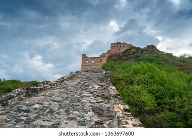greatwall the landmark of china and beijing - Shutterstock ID 1363697600