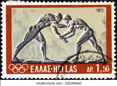 GREECE - CIRCA 1972: A Stamp Printed In Greece From The 