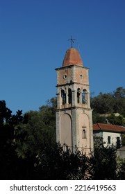 Greek Church Bell Tower At From The 18th Century