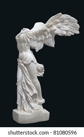 Greek classical statue of 'Nike' from Samothrace or 'Winged Victory'