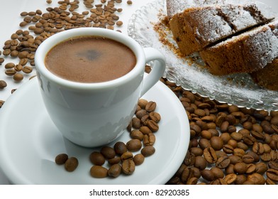 Greek Coffee And Cake