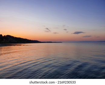 Greek Halkidiki Beach Coastal Sunset 