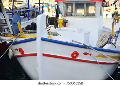 Greek Islands summer boats - Shutterstock ID 753063358