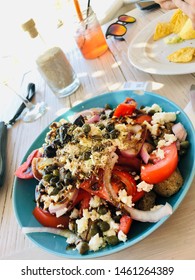 Greek Salat, Food, On The Beach, Healthy,