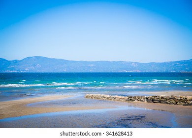 Greek Sea In Summer Eritrea Greece 