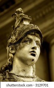 Greek Statue Of Artemis (Greek Goddess Of Hunt And Wild)