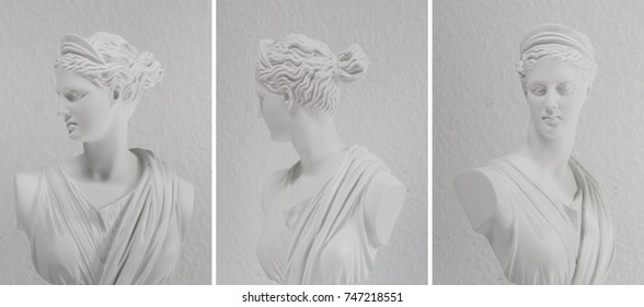 Greek Statue Bust Artemis