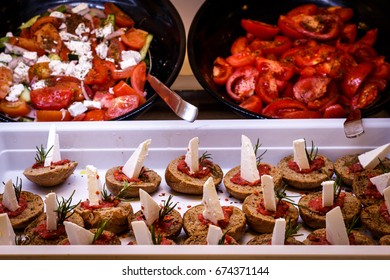 Greek Traditional Food And Buffet