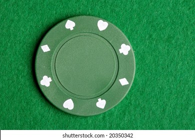 A Green $25 Pocker Chip