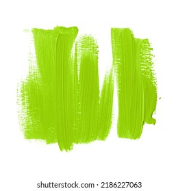Green abstract brush paint background image. Perfect design for headline and sale banner. Green shop logo. - Shutterstock ID 2186227063