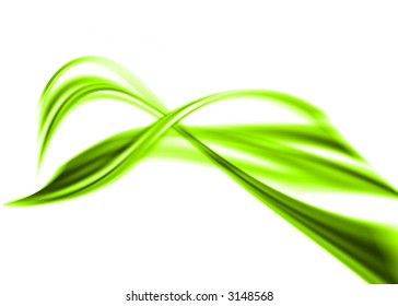 green abstract composition