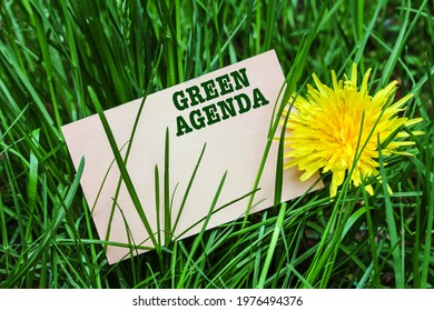 Green Agenda, Slogan On A Business Card