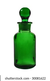 Green Apothecary Bottle