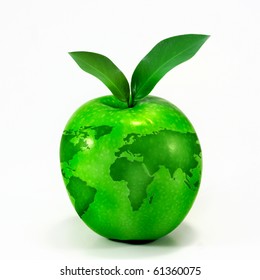 green apple globe