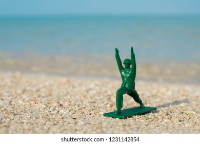 Green Army Man Yoga