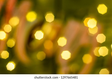 green background with light reflections