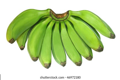 Green Banana Known As Plantain