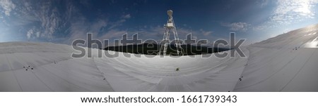 Green Bank Telescope panorama. Green Bank Observatory, WVa