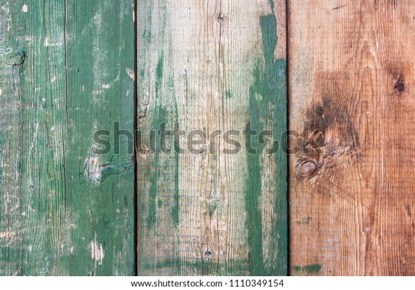 Green Barn Wooden Wall Paneling Wide Stock Photo Edit Now 1110349154