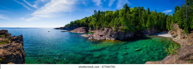 Green Bay at Lake Superior - Travel United States, Great crystal water during a nice summer day