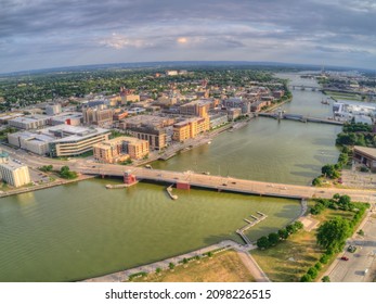 Green Bay is a Large Town in Northern Wisconsin on Lake Michigan - Shutterstock ID 2098226515