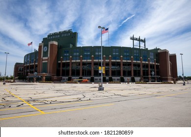  Green Bay, Wisconsin/USA - July 24 2020: Green Bay Packers Stadium Lambeau Field NFL