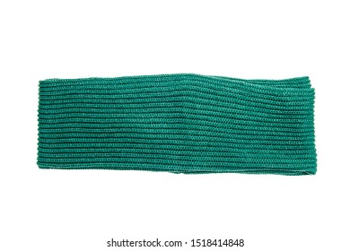 Green Beanie Isolated On White