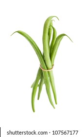 Green Beans Isolated On White