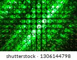 The green beer bottles pattern